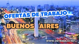 Oferta de trabajo en buenos aires Miercoles 13 de diciembre de 2023 argentina empleo [upl. by Almena347]