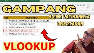 Mudahh  Vlookup beda File dan Vlookup beda sheet di excel  gitojagoexcel [upl. by Sidhu]