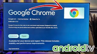 Android TV How to Install Google Chrome Browser [upl. by Kawasaki]