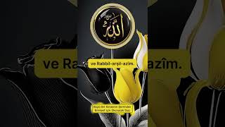 Güçlü Kişiden Korunmak İçin Dua dua duaa kuranıkerim dualar islam islamicvideo amin [upl. by Erdnad959]