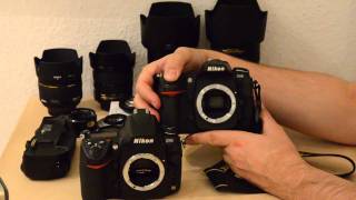 Nikon D700 versus D300  Unboxing und Review  German  HD [upl. by Nalniuq580]