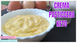 CREMA PASTICCERA KETO Ricetta per una favolosa crema pasticcera Chetogenica [upl. by Frear310]