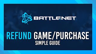 Refund Game on BlizzardBattlenet  Simple guide [upl. by Moises642]