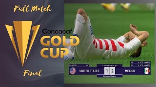 PES 2018  United States vs Mexico  Concacaf Gold Cup Final  Gembox Patch 2021  PS3 [upl. by Adaiha284]