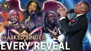 Every Masked Singer Reveal Season 1 Season 2 Season 3 [upl. by Annahvas]