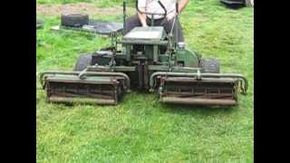 RANSOMES 180 DIESEL RIDE ON MOWER [upl. by Meit34]