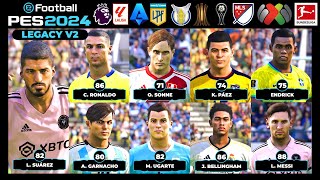 PES 2024 LEGACY V2  Option File PES 2021 actualizado al 20232024  Contenido [upl. by Leanor]