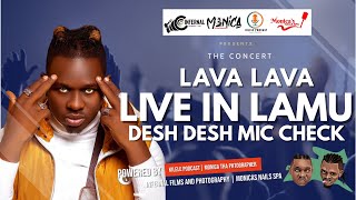 Lava Lava  Desh Desh Live  Lamu Culture 2022 Sound Check [upl. by Nelo]