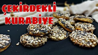 ÇEKİRDEKLİ KURABİYE  Çekirdekli Pratik Enfes Tuzlu Sirkeli Kurabiye Tarifi Yapımı Nasıl Yapılır [upl. by Lise]