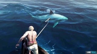 PS4  ASSASSINS CREED 4 Shark Attack [upl. by Notyalc145]