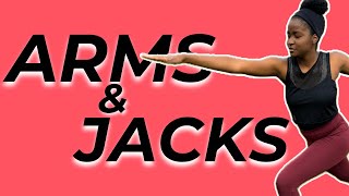 No Weights Full Body Workout The Ultimate Arms amp Jacks in 12 Minutes [upl. by Wieren]