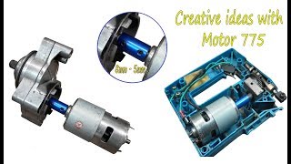 5 Awesome Life Hacks with DC 775 Motor by Creative Channel [upl. by Rushing]