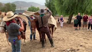 Old Spanish Trail Day  Mule Packing [upl. by Feilak]