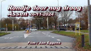 Rondje door nog droog Assen 26 11 2024 [upl. by Enirahtac]