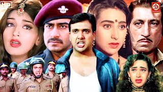 Ajay Devgan Govinda Bollywood Superhit Action Movie  Karishma Kapoor Shakti Kapoor  Hindi Movies [upl. by Atirys]