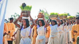 भव्य जवारा विर्सजन । yadav family cg jawara visarjan 2024 navratrisong [upl. by Aidnis758]