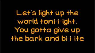 Glee  Light Up The World Lyrics On Screen [upl. by Clevie]