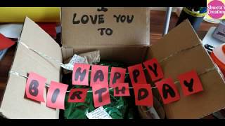 Birthday Surprise Ideas  Birthday Surprise gift Ideas  10 DIY Gifts for Husband [upl. by Yaffit]