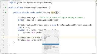 Byte Array Input Output Stream [upl. by Ynnoj495]