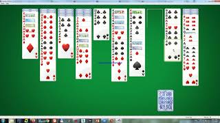 Spider Solitaire 4 suits 051 [upl. by Shippee]