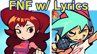 Friday Night Funkin but with lyrics  FNF FUNKADELIX DEMO FNF Mod BFGFSkidPumpPicoDaddy [upl. by Linoel]