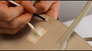 Restoring a £10000 Hermés Birkin ASMR [upl. by Eimorej]