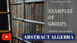 Groups in abstract algebra examples [upl. by Myrna]