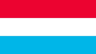 Bandera e Himno Nacional de Luxemburgo  Flag and National Anthem of Luxembourg [upl. by Aidas528]