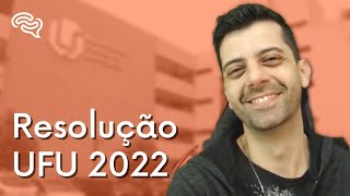 Resolução UFU 20222 reaplicação  Matemática  Prof Gabs [upl. by Sabsay56]