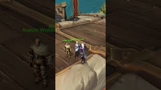 Stay a While and Listen Alleria amp Anduin Pt 2 worldofwarcraft warwithin anduin [upl. by Aitercal]