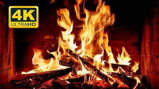 🔥 FIREPLACE 4K 12 HOURS Cozy Fireplace with Crackling Fire Sounds Fireplace 4K UHD 60FPS [upl. by Wilmette]