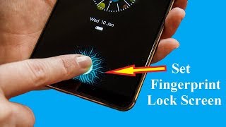 How to Set Fingerprint Lock on Display in Any Mobile Phone [upl. by Eliam]