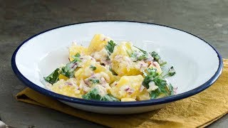 Marokkaanse aardappelsalade  Receptvideos [upl. by Gathers]