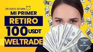 Weltrade I Retiro en 30 minutos a Binance [upl. by Tatiana547]