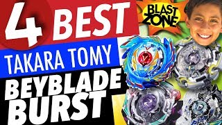 Beyblade Burst  My 4 Best Takara Tomy Beyblades New Beyblade Battle [upl. by Ciardap]