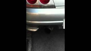 Tuned R33 GTR with Fujitsubo SuperLegalis R Exhaust [upl. by Nevyar162]