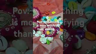 Despatching some jewellery  🌻🕊️☺️ music newsong viralvideo handmadejewelry [upl. by Akkin]