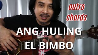 Ang Huling El Bimbo huling chords guitar tutorial Eb and E standard Eraserheads [upl. by Reimer288]