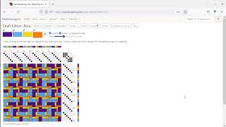 Handweavingnet Draft Creation Demo [upl. by Teodoro]