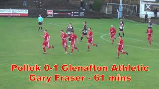 Pollok v Glenafton Athletic  13th January 2024  Red Card and Goals [upl. by Clint]