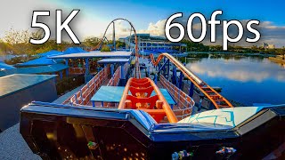 Ice Breaker front seat onride 5K POV  60fps SeaWorld Orlando [upl. by Prager]