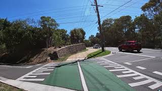 Bike Trail  Fitzsimons Lane Templestowe Bolton Street Eltham Templestowe to Aldi Eltham [upl. by Shandee608]