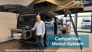 Produktvorstellung CamperVan ModulSystem mit Dachzelt für alle Ford Transit Custom [upl. by Eseerehc53]