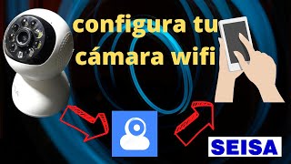 tutorial CámaraWiFi IPCI108 IPCI109 IPCI102 IPCA3Xapp YI IoT configuración simples pasos [upl. by Oriaj]