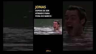 Jonas depois de ser atirado para fora do barco shorts humorcristao palavradedeus jonas bíblia [upl. by Aicirtan]