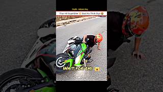 ROAD RGE DOST KO THAR SE THOKE DIYA 😱motovlog rider trending viralshorts bike zx10r ytshorts [upl. by Tonina]