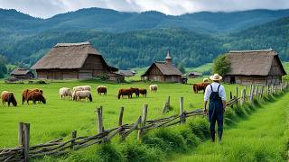 Romania  Village Life in Maramures and the Steam Train the Mocanita [upl. by Thordis]