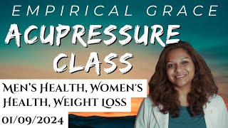 Empirical Grace is live Acupressure Class and QampA [upl. by Rubio]