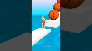 Squeezy Girl jump on basketball 🏀  Squeezy Girl  shorts viral cartoon tractor cat comedy [upl. by Gratia]