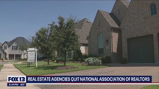 Real estate agencies quit National Association of Realtors  FOX 13 Seattle [upl. by Hallett]